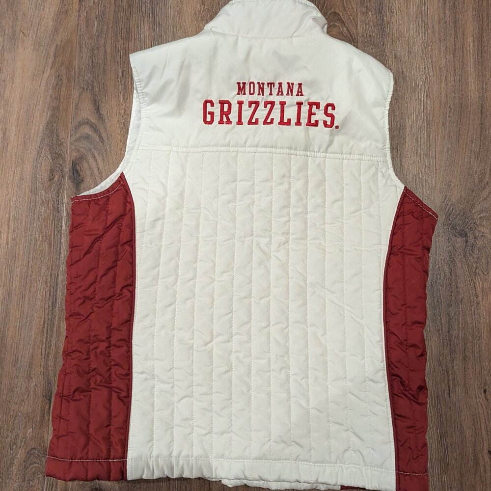 G III Sports by Carl Banks Women’s SMALL Montana Grizzlies Puffer Vest - Picture 5 of 5